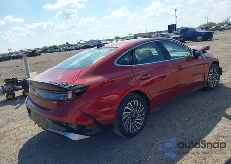 2025 Hyundai Sonata Hybrid Sel from USA, damaged, VIN KMHL34JJ5SA127337